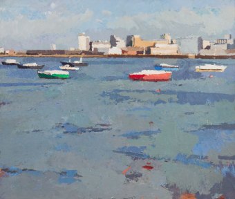 High-tide-view-towards-Silvertown.-2009