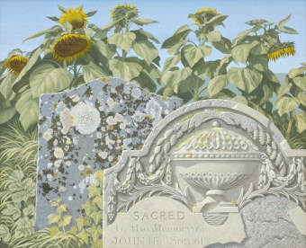 3-gravestonessunflowers-unframed