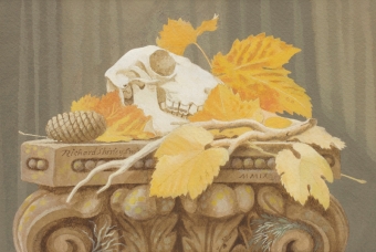 8-skullandautumnleaves